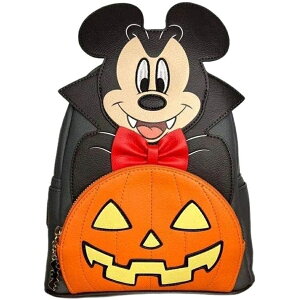 ���E���W�t���C ���@���p�C�A �~�b�L�[ �ÈłŌ���p���v�L�� �~�j �o�b�N�p�b�N�t�� ����i Loungefly Vampire Mickey with Glow in the Dark Pumpkin Mini Backpack Exclusive