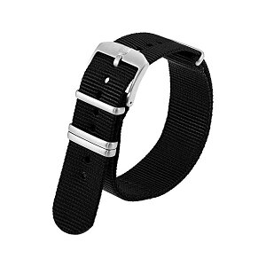 ���~�m�b�N�X Luminox �r���v ���v �E�H�b�` �j���p ���v�o���h ���v�x���g �����o���h �����x���g �ւ��o���h �ւ��x���g �~���^���[ Genuine Luminox Replacement Band/Webbing Strap for Series 3500-24 mm Black