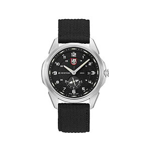 ~mbNX Luminox rv v EHb` A^J} Y jp ~^[ Luminox Mens Watch Atacama Adventurer (XL.1761/1760 Land Series): 42mm Silver Stainless Steel case Black Textile Strap 200 m Water Resistant