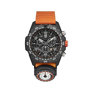 ���~�m�b�N�X Luminox �r���v ���v �E�H�b�` �x�A�O�����X �T�o�C�o�� �����Y �j���p �~���^���[ Luminox Bear Grylls Mens Watch Survival Master Series - 3749: 45mm Black/Orange Stainless Steel Swiss Made 300 M Water Resistanc
