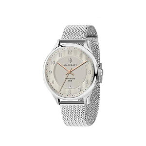 }ZeB rv R8853136001 Y jp EHb` v ANZT[ ObY [ԏj v[g MASERATI Men's Gentleman Quartz Stainless-Steel Strap, Silver, 20 Casual Watch (Model: R8853136001)