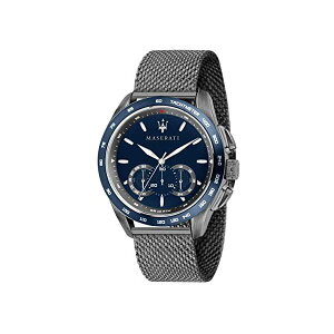 }ZeB rv R8873612009 Y jp EHb` v ANZT[ ObY [ԏj v[g MASERATI Men's TRAGUARDO Quartz Stainless-Steel Strap, Grey, 22 Casual Watch (Model: R8873612009)