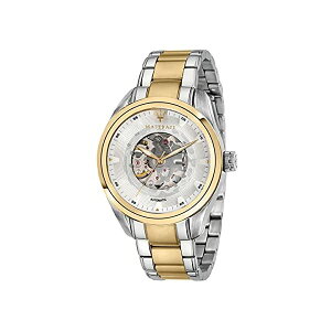 }ZeB rv R8823112004 Y jp EHb` v ANZT[ ObY [ԏj v[g Maserati Traguardo Automatic Silver Skeleton Dial Men's Watch R8823112004