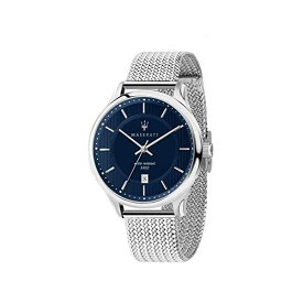 マセラティ 腕時計 R8853136002 メンズ 男性用 ウォッチ 時計 アクセサリー グッズ 納車祝い プレゼント MASERATI Men's Gentleman Quartz Stainless-Steel Strap, Silver, 20 Casual Watch (Model: R8853136002)