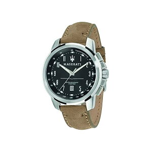 }ZeB rv R8851121004 EHb` v ANZT[ ObY [ԏj v[g Maserati Watch R8851121004 Black Leather Man Tachometer