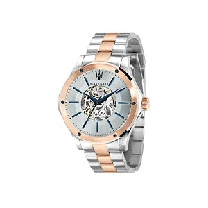 }ZeB rv R8823127001 Y jp EHb` v ANZT[ ObY [ԏj v[g MASERATI Men's Circuito Stainless Steel Quartz Stainless-Steel-Plated Strap, Pink, 13 Casual Watch (Model: R8823127001)