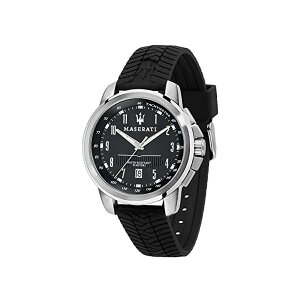 }ZeB rv R8851121014 Y jp EHb` v ANZT[ ObY [ԏj v[g Maserati Successo Black Dial Black Silicone Men's Watch R8851121014