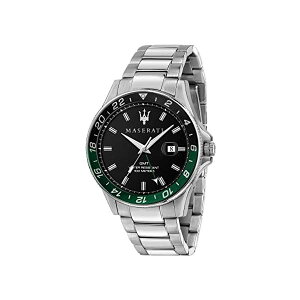 }ZeB rv R8853140005 Y jp EHb` v ANZT[ ObY [ԏj v[g MASERATI SFIDA 44 mm GMT Men's Watch