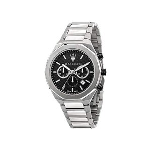 }ZeB rv R8873642004 Y jp EHb` v ANZT[ ObY [ԏj v[g Maserati Men's Stile R8873642004 Silver Stainless-Steel Quartz Dress Watch