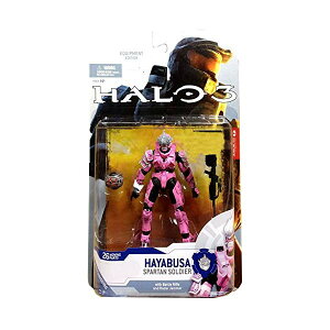 }Nt@[ gCY wC[ ANV tBMA _CLXg Halo 3 McFarlane Toys Series 5 (2009 Wave 2) 2009 SDCC San Diego Comic-Con Exclusive Action Figure PINK Hayabusa Spartan Soldier (Shotgun and Radar Jammer)