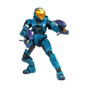 }Nt@[ gCY wC[ ANV tBMA _CLXg Halo 3 McFarlane Toys Series 6 MEDAL EDITION Exclusive Action Figure TEAL Spartan Soldier Eva Includes 2 Covenant Pulse Rifles