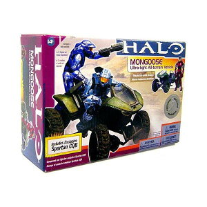 �}�N�t�@�[���� �g�C�Y �w�C���[ �A�N�V���� �t�B�M���A �_�C�L���X�g Halo 2009 McFarlane Toys Exclusive Deluxe Vehicle with Action Figure Boxed Set Mongoose with Crimson  Steel CQB