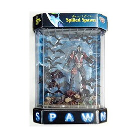 マクファーレントイズ スポーン アクションフィギュア ダイキャスト 1998 Spawn Action Figure - Special Edition Spiked Spawn in Tank Display Case