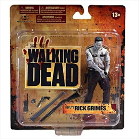 マクファーレン トイズ ウォーキングデッド アクションフィギュア ダイキャスト McFarlane Toys The Walking Dead TV Series 1 Exclusive Action Figure Deputy Rick Grimes Bloody Black White