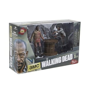 �}�N�t�@�[���� �g�C�Y �E�H�[�L���O�f�b�h �A�N�V�����t�B�M���A �_�C�L���X�g McFarlane Toys The Walking Dead TV Morgan Jones with Impaled Walker and Spike Trap Deluxe Box Action Figure