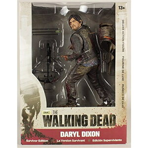 �}�N�t�@�[���� �g�C�Y �E�H�[�L���O�f�b�h �A�N�V�����t�B�M���A �_�C�L���X�g Walking Dead Daryl Dixon Bloody Variant 10 Inch Figure Survivor Edition by