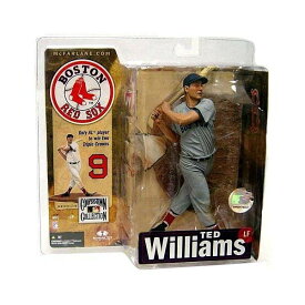 マクファーレン トイズ MLB メジャーリーグ ベースボール 大リーグ アクション フィギュア ダイキャスト McFarlane Toys MLB Cooperstown Series 4 Action Figure Ted Williams (Boston Red Sox) Grey Uniform Variant