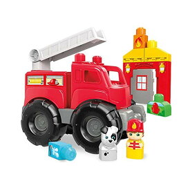 メガブロック ブロック おもちゃ 知育玩具 お誕生日プレゼント Mega Bloks Fire Truck Rescue Building Set
