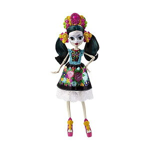�����X�^�[�n�C �X�P���[�^ �J���x���X �h�[�� �l�` �t�B�M���A �����ւ� �������� �O�b�Y Monster High Skelita Calaveras Doll