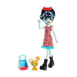 �����X�^�[�n�C �h�[�� �l�` �t�B�M���A �����ւ� �������� �O�b�Y MONSTER HIGH MONSTER FAMILY ALIVIA STEIN & GIGAWATT DOLL + PET