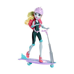 X^[nC O[i u[ h[ l` tBMA ւ  ObY Monster High Surf-To-Turf Scooter Vehicle with Lagoona Blue Doll