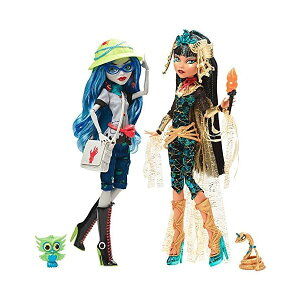 �����X�^�[�n�C �N���I�E�f�E�i�C�� �h�[�� �l�` �t�B�M���A �����ւ� �������� �O�b�Y Monster High Cleo DE NILE & GHOULIA YELPS 2-Pack
