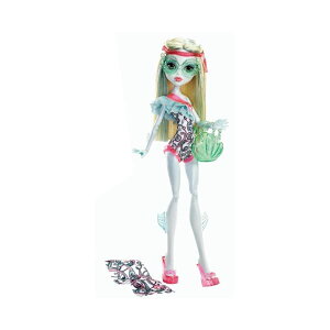 �����X�^�[�n�C ���O�[�i �u���[ �h�[�� �l�` �t�B�M���A �����ւ� �������� �O�b�Y Monster High Beach Beasties Lagoona Blue Doll