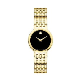 モバード MOVADO 腕時計 ウォッチ 時計 レディース 女性用 Movado Esperanza Quartz Black Dial Ladies Watch 0607149