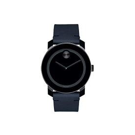モバード MOVADO 腕時計 ウォッチ 時計 メンズ 男性用 ステンレス スチール Movado Men's Stainless Steel &Tr90 Swiss Quartz Watch with Leather Strap Blue 22 (Model: 3600583)