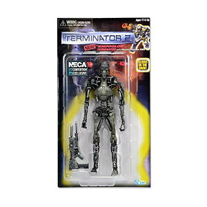 �^�[�~�l�[�^�[ �A�N�V���� �t�B�M���A �l�` �l�J NECA - Terminator 2 - 7" Scale Action Figure  Retro Endoglow Endoskeleton (2015 Convention Exclusive)