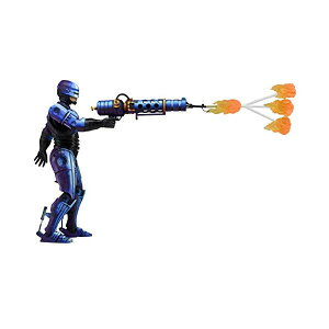 ^[~l[^[ ANV tBMA l` lJ NECA Robocop vs Terminator (93' Video Game) 7" Series 2 Robocop Action Figure with Flamethrower
