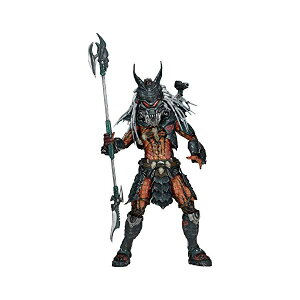 vf^[ ANV tBMA l` lJ NECA Predator Scale Deluxe Clan Leader Action Figure, 7"