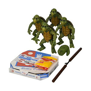 ~[^g ^[gY ANV tBMA l` lJ NECA Tmnt (1990 Movie) 1/4 Scale Action Figures-Baby Turtles Set
