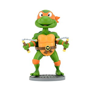 ~[^g ^[gY XP[[Y R[h tBMA l` lJ NECA Teenage Mutant Ninja Turtles (Classic) Head Knocker Michelangelo Toy Figure