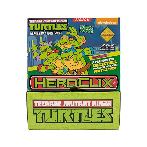 ミュータント タートルズ フィギュア 人形 Teenage Mutant Ninja Turtles HeroClix: Gravity Feed Display - Heroes in a Half Shell Set 2 (24 Booster Packs)