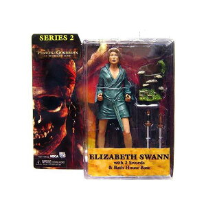 �p�C���[�c�I�u�J���r�A�� �A�N�V���� �t�B�M���A �l�` �l�J NECA Pirates of the Caribbean At World's End Series 2 Elizabeth Swann Action Figure