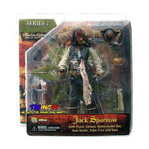 �p�C���[�c�I�u�J���r�A�� �A�N�V���� �t�B�M���A �l�` �l�J NECA Pirates of the Caribbean Dead Man's Chest Series 2 Captain Jack Sparrow Action Figure