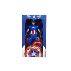 LveAJ AFW[Y ANV tBMA l` lJ NECA Avengers Captain America 18" Action Figure, Scale 1:4