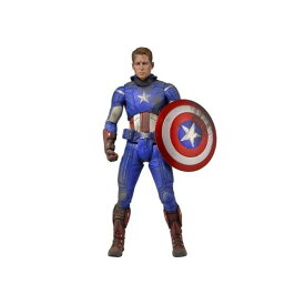 キャプテンアメリカ アヴェンジャーズ アクション フィギュア 人形 ネカ Avengers "Captain America" - Unmasked Battle Damaged - 1/4 Scale Action Figure