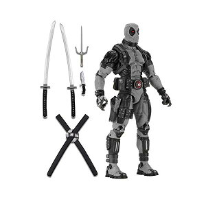 fbhv[ ANV tBMA l` lJ NECA Marvel X-Force Deadpool 1/4 Scale Action Figure