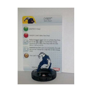 }[x GbNX TCo[ q[[NbNX tBMA l` NECA Marvel Heroclix Wolverine and the X-Men #015 Cyber with Card