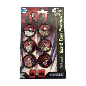obg} q[[NbNX tBMA l` Heroclix DC Batman The Animated Series Dice and Token Pack