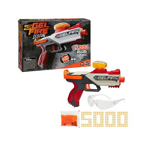 �i�[�t �v�� �Q���t�@�C�A ���[�W���� �X�v�����O �A�N�V���� �u���X�^�[ 5000 ���E���h 130 �z�b�p�[ �ی상�K�l �X�����t�@�C�A �Ώ۔N�� 14 �Έȏ� Nerf Pro Gelfire Legion Spring Action Blaster, 5000 Round