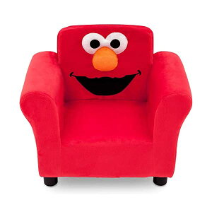 ZT~Xg[g G LbY`FA \t@ [`FA q֎q LbY\t@ wj j j a v[g wK Sesame Street Elmo Upholstered Chair by Delta Children