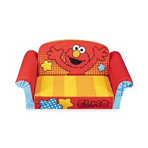 ZT~Xg[g G LbY`FA \t@ [`FA q֎q LbY\t@ wj j j a v[g wK Marshmallow Furniture, Children's 2-in-1 Flip Open Foam Sofa, Sesame Str