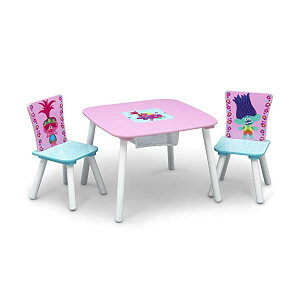 トロールズ ワールドツアー キッズデスク チャイルドデスク キッズチェア 子供椅子 デスクセット 子供用 勉強机 学習机 子供机 入学祝 入園祝 卒園祝 お誕生日 プレゼント 自宅学習 Delta Child