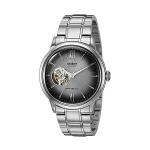 IGg rv wIX I[g}`bN  Y jp ORIENT RA-AG0029N10A v EHb` Orient Men's "Helios' Stainless Steel Japanese-Automatic / Hand Winding Open-Heart Display
