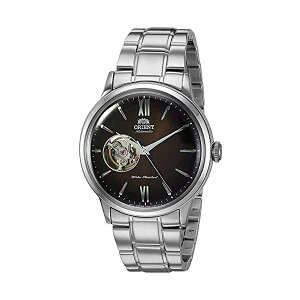 IGg rv wIX I[g}`bN  Y jp ORIENT RA-AG0027Y10A v EHb` Orient Men's "Helios' Stainless Steel Japanese-Automatic / Hand Winding Open-Heart Display