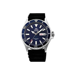 IGg rv I[g}`bN  Y jp ORIENT RA-AA0006L19B v EHb` Orient Men's Stainless Steel Automatic Watch with Rubber Strap, Black, 22 (Model: RA-AA0006L19B)