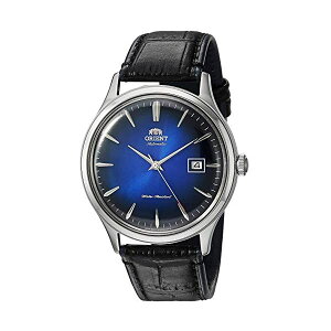 IGg rv I[g}`bN  Y jp ORIENT FAC08004D0 v EHb` Orient Men's Stainless Steel Automatic Watch with Leather Strap, Black, 22 (Model: FAC08004D0)